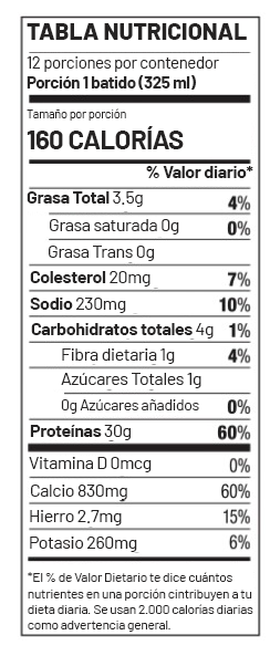 Batido de proteína Chocolate (325ml)