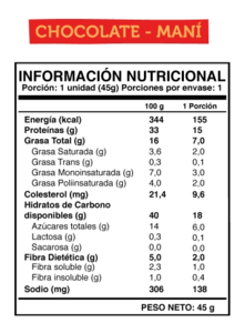Wild Protein Chocolate Maní (caja x 5 barras)